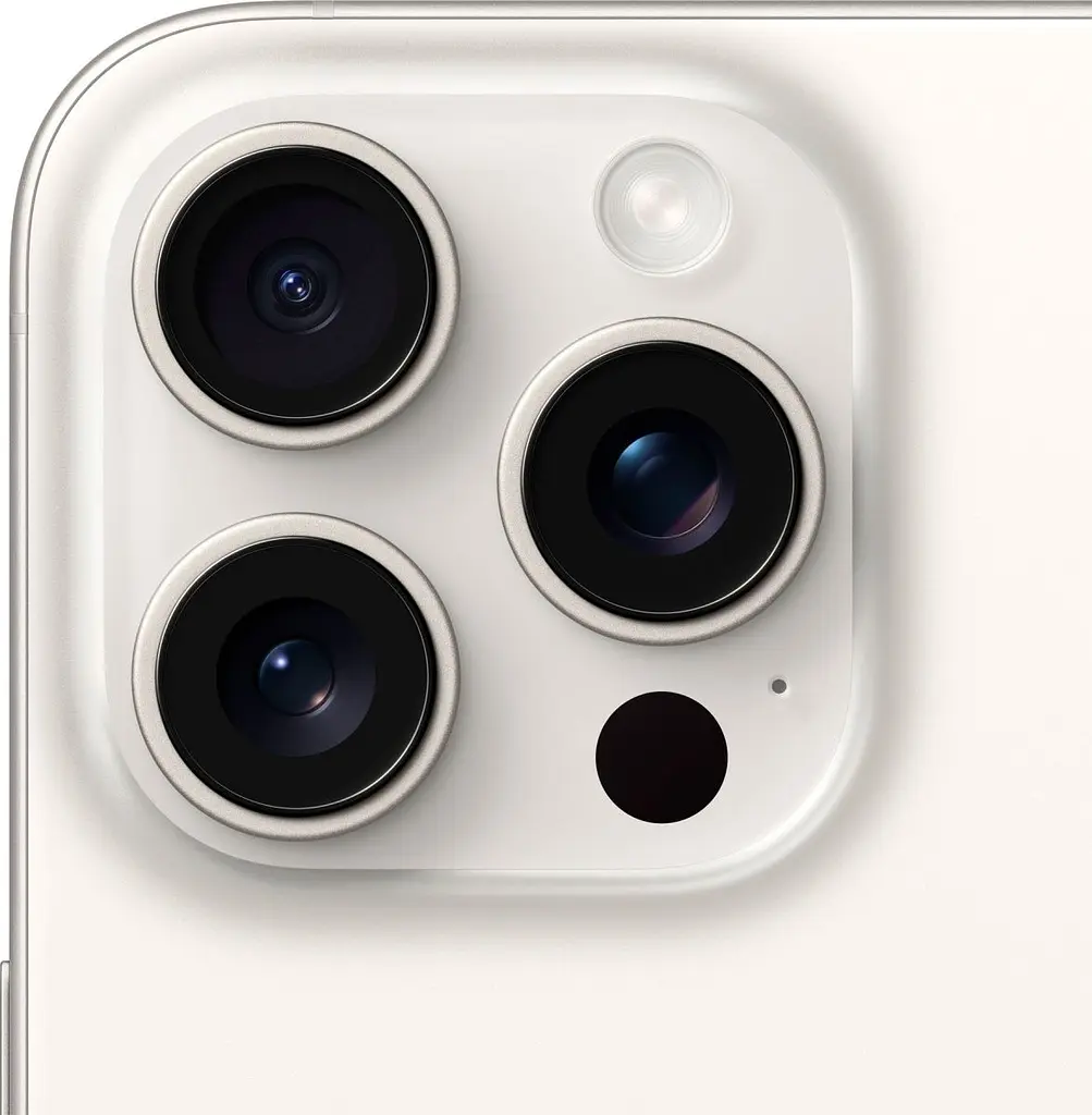 Смартфон Apple iPhone 15 Pro 128 GB White Titanium [MTUW3] [92602] - фото 5