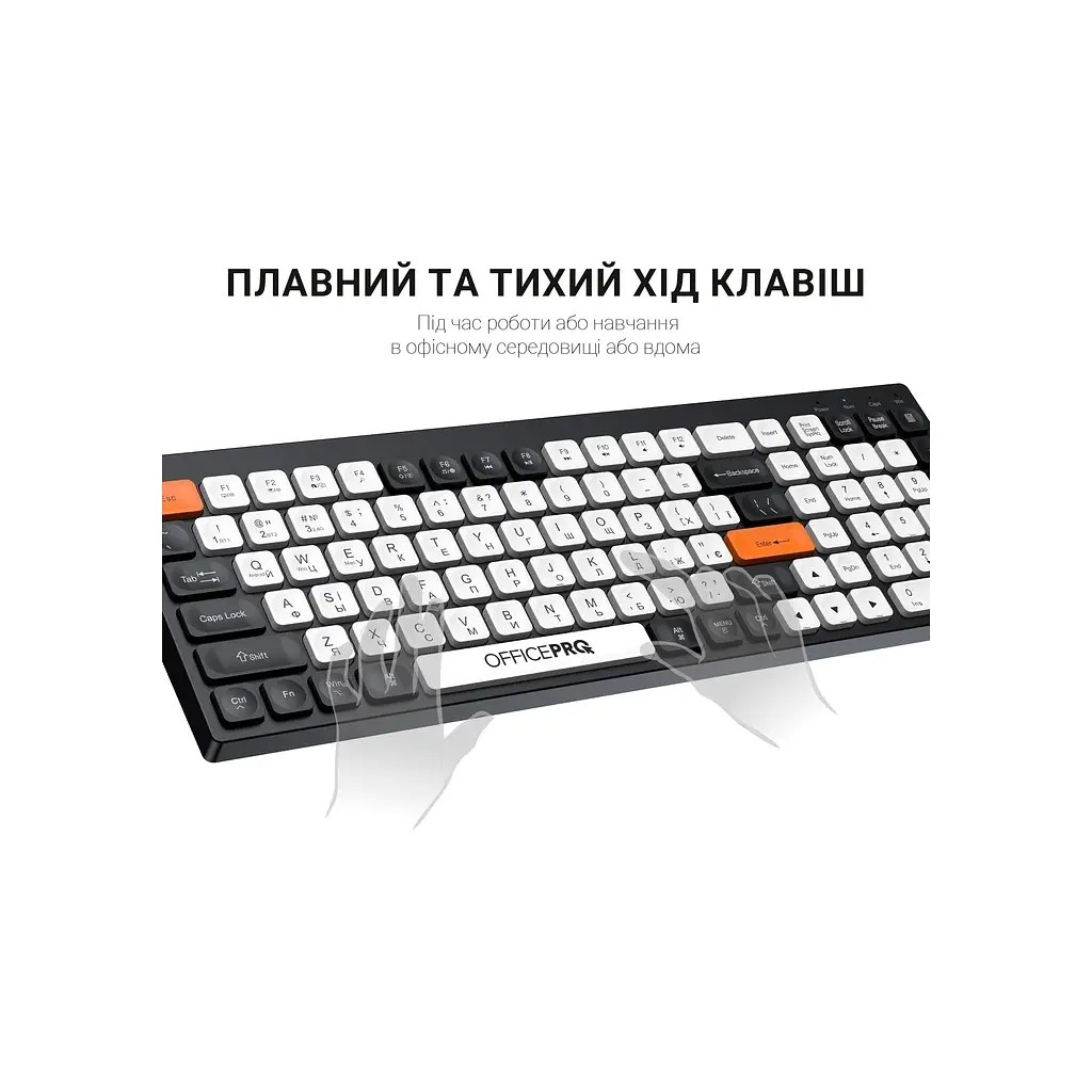Клавіатура Ajazz SK985BO Bluetooth/Wireless UA Black/White (SK985BO) - фото 7