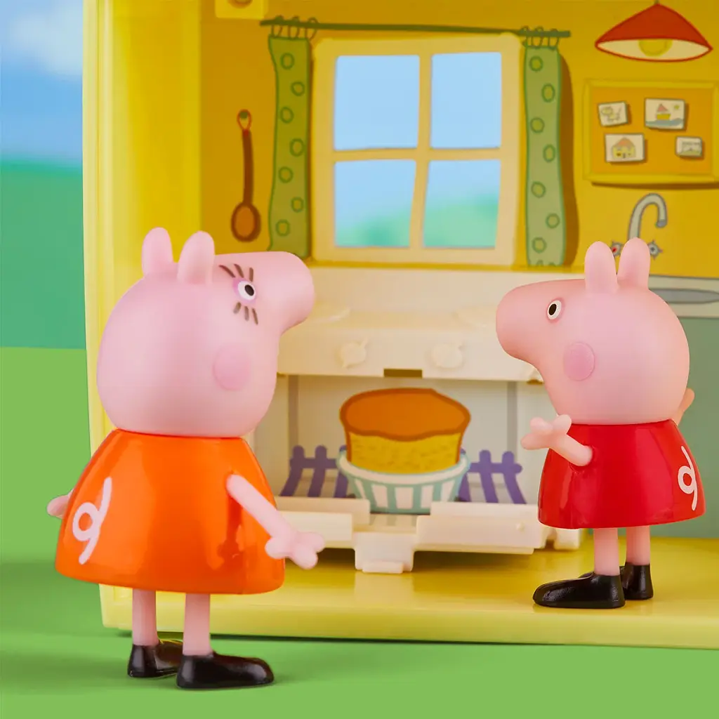 Ігровий набір Peppa - БУДИНОЧОК ПЕППИ (будиночок з меблями, фігурка Пеппи) - фото 7