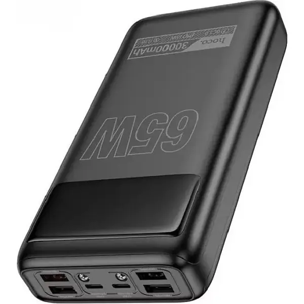 Універсальна мобільна батарея Hoco DB81 Apollo 65W 30000mAh Black (6942007637749) - фото 3