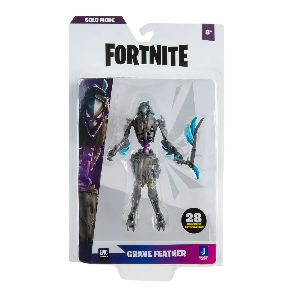 Коллекционная фигурка Fortnite Solo Mode Grave Feather 10см det0018293 - фото 2