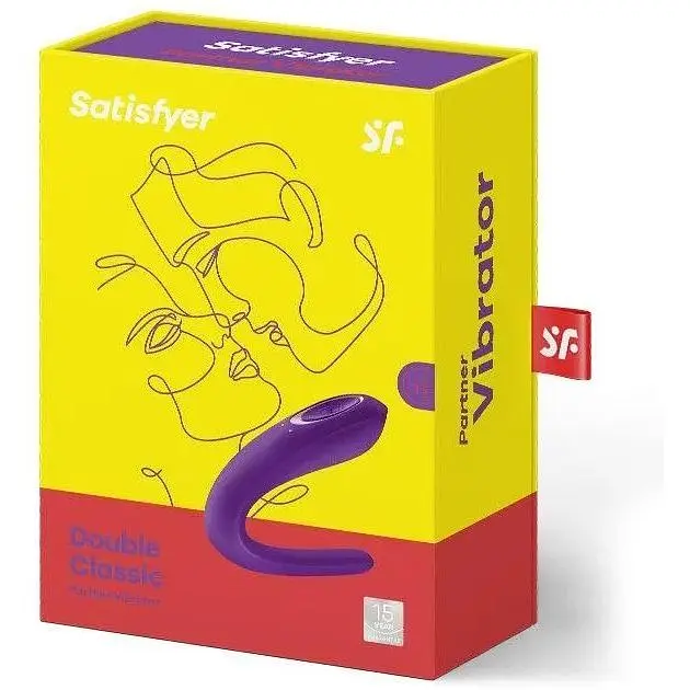 Вибратор для пар Satisfyer Double Classic с одним моторчиком - фото 3