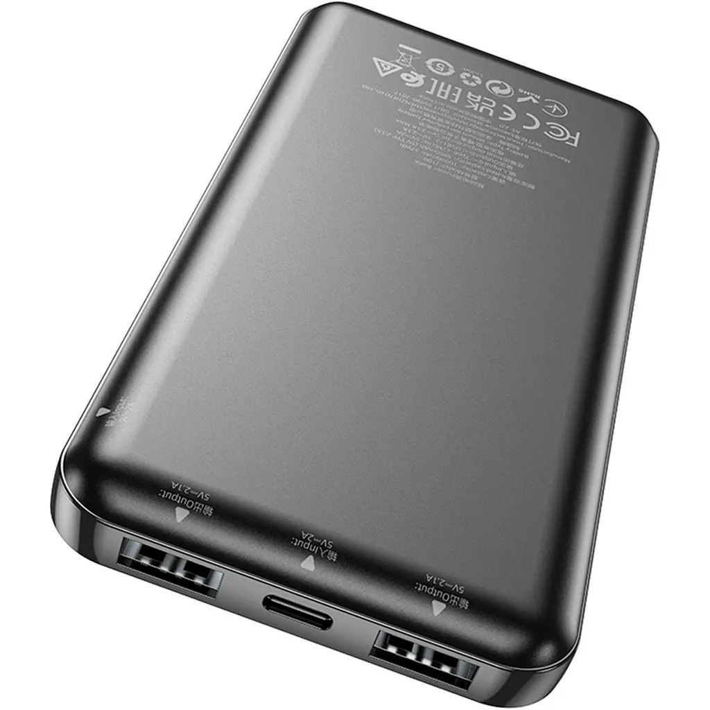 Зовнішній акумулятор Hoco J100 High-ranking 10000mAh Black [101316] - фото 3