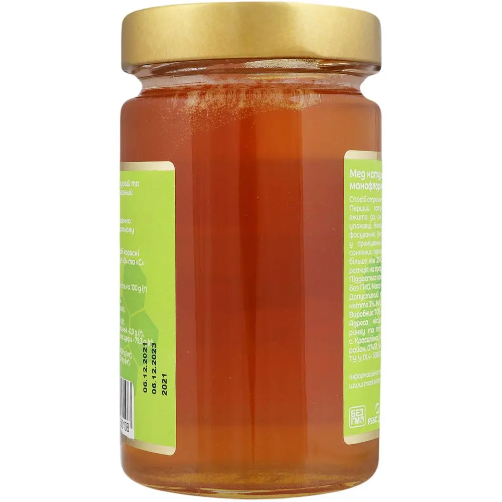 Мед Пасіка Липовый, 400 г (212751) - фото 4