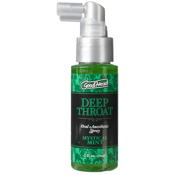 Спрей Doc Johnson GoodHead DeepThroat Spray - для глибокого мінету, 59 мл (м'ята)