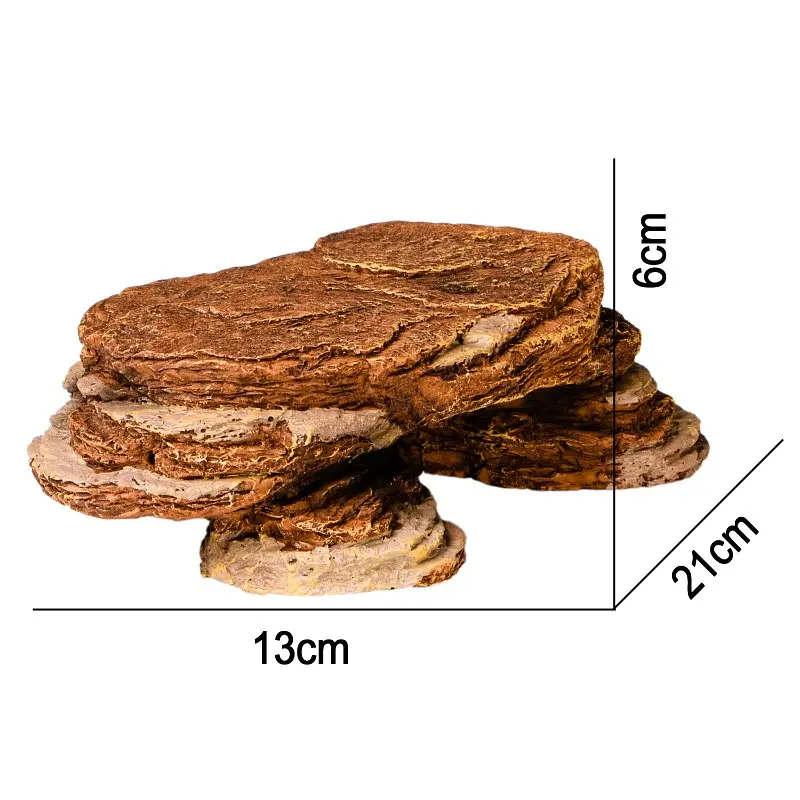 Декорація криївка Terrario Mountain Shelf S 13x21x6см (22147) - фото 2