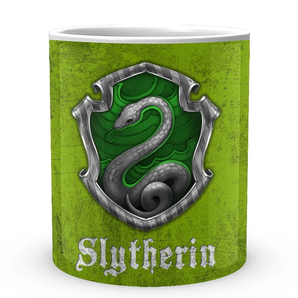 Кружка GeekLand Harry Potter Гарри Поттер Слизерин HP 002.12 330 мл белая - фото 2