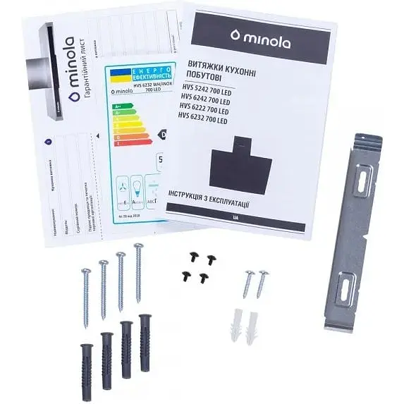 Витяжка Minola HVS 6232 WH/Inox 700 LED - фото 12