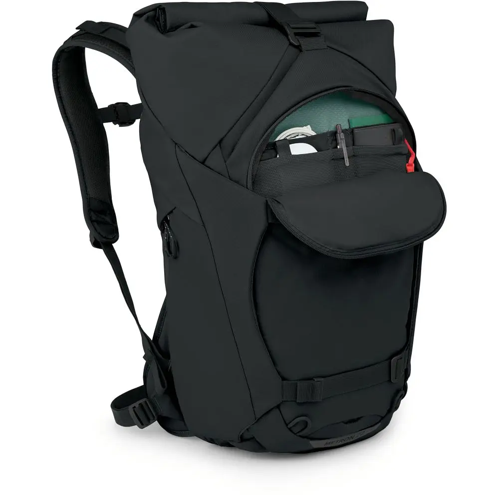 Рюкзак Osprey Metron 22 Roll Top Pack черный - фото 4