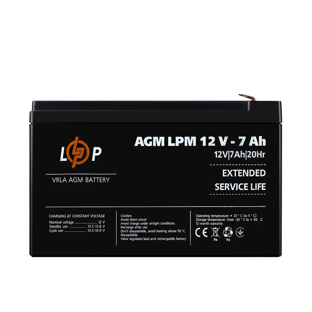 Блок безперебійного живлення з АКБ GV-007-UPS-A-1203-8A-7Ah - фото 2