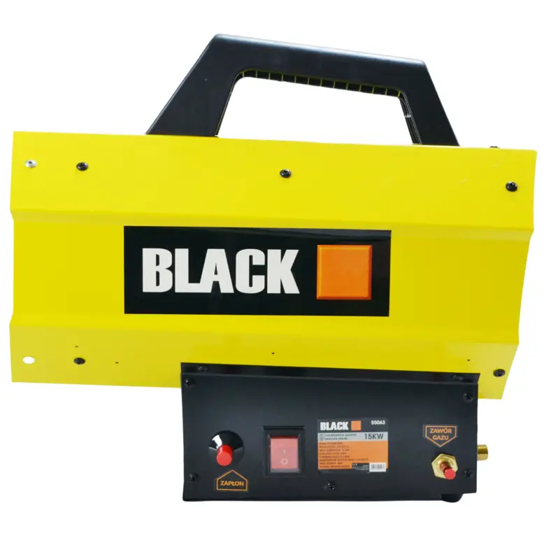 Газовий обігрівач / Газова теплова гармата (дуйка) 30 кВт BLACK (Пропан/Бутан) + шланг і редуктор (Польща) - фото 6