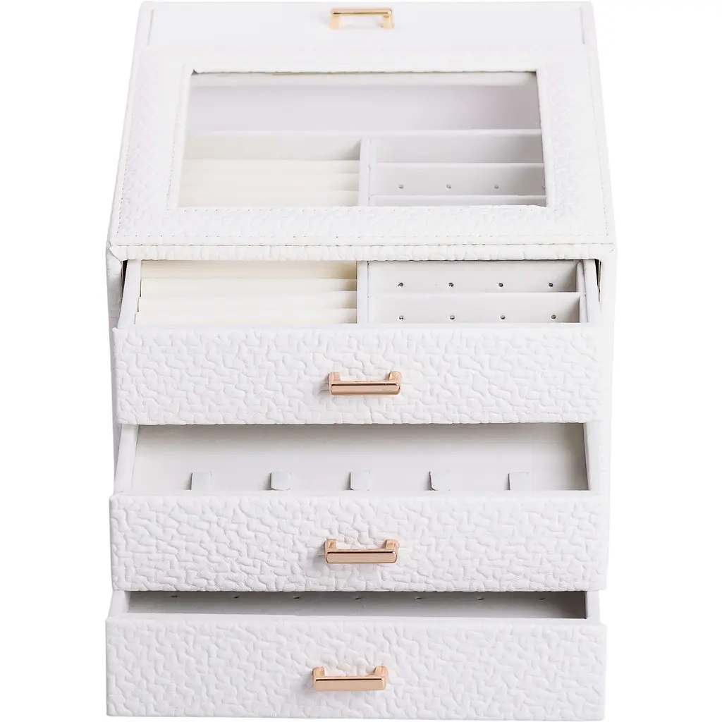 Скринька-комод Yiwu для прикрас 23x20x15 см біла HP-5-16W - фото 6
