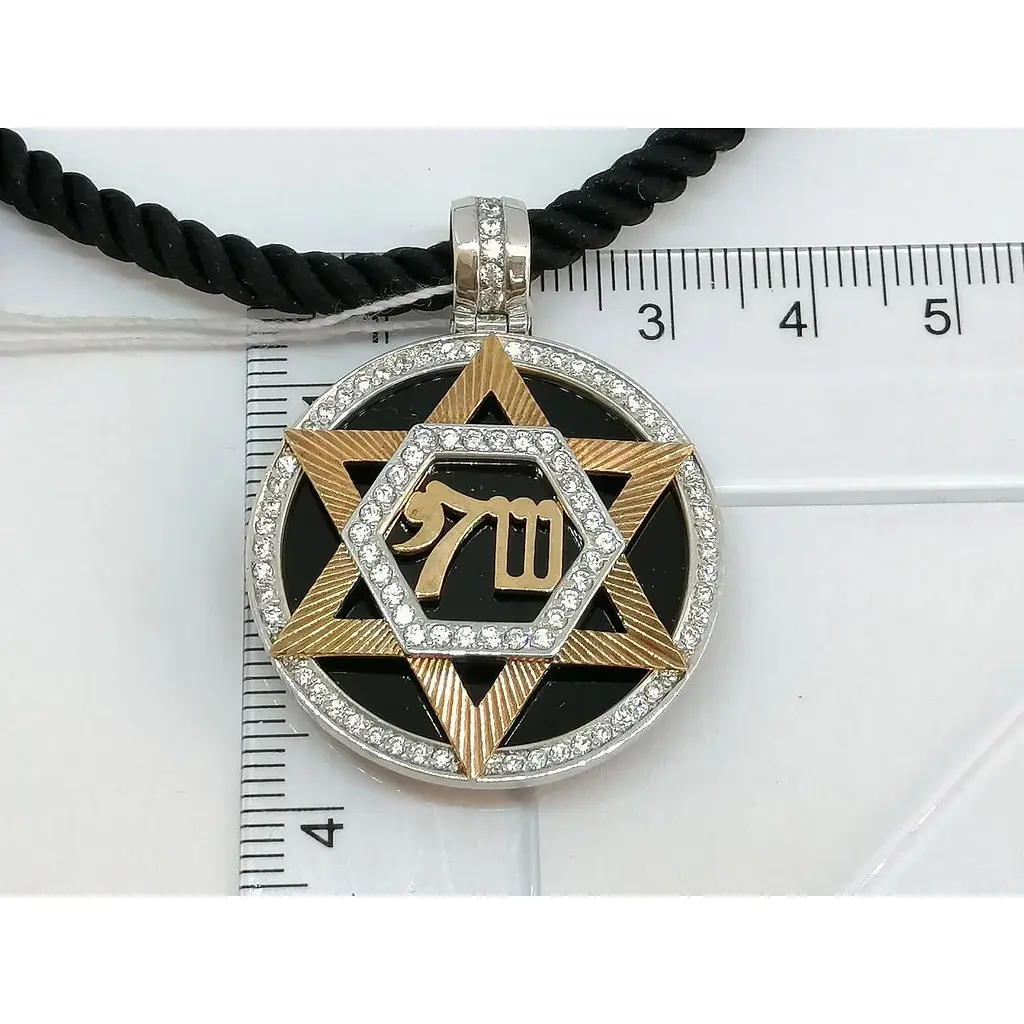 Кольє з текстилю Харківська ювелірна фабрика з срібними вставками. Артикул 10438-ЗРОН 60 - фото 7