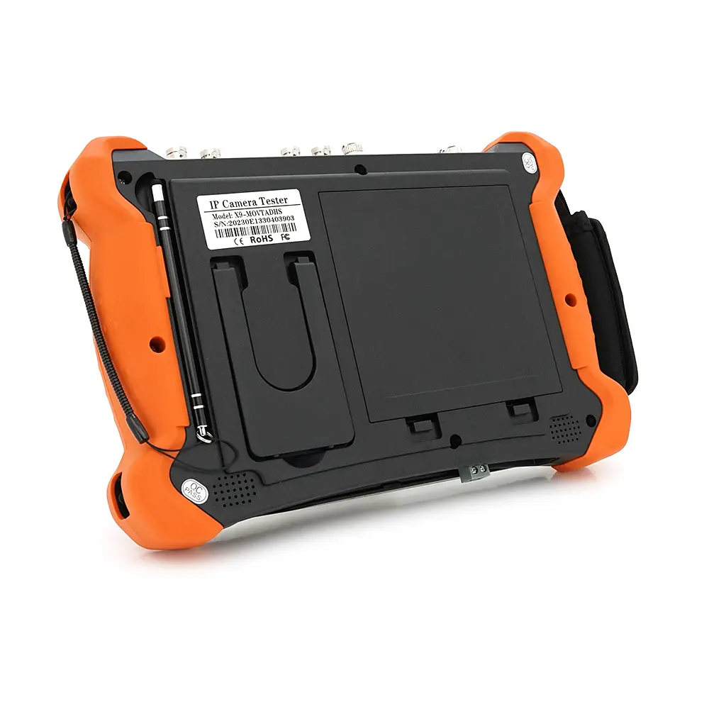 Тестер для камер відеоспостереження Voltronic X9-MOVTADHS CCTV, з 8″ сенсорним дисплеєм SDI, TVI, AHD, CVI, Multimeter, TDR, OPM, VFL, POE, 4K, HDMI In&Out - фото 5