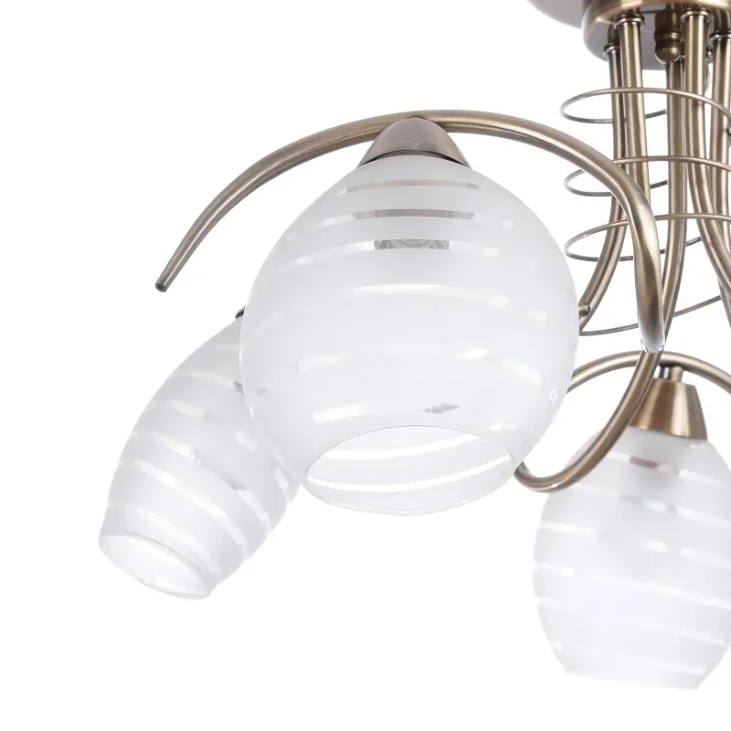 Люстра потолочная Brille E14 60W BZ (LK-529C/5) - фото 4