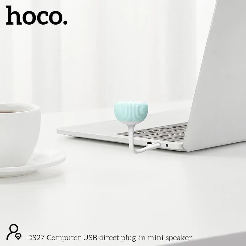 Колонка комп'ютерна Hoco DS27 Computer USB direct plug-in mini speaker USB конектор - фото 5