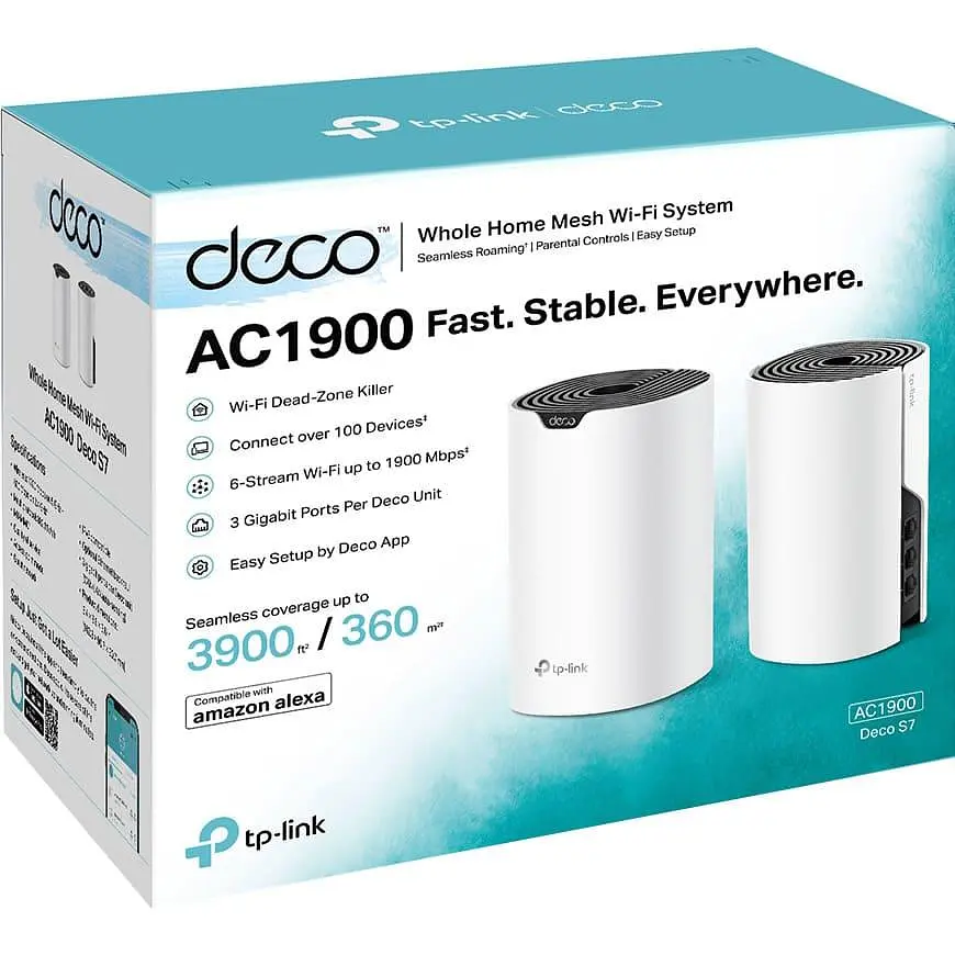 Точка доступу TP-Link Wi-Fi DECO-S7-2-PACK (DECO-S7-2-PACK) - фото 5
