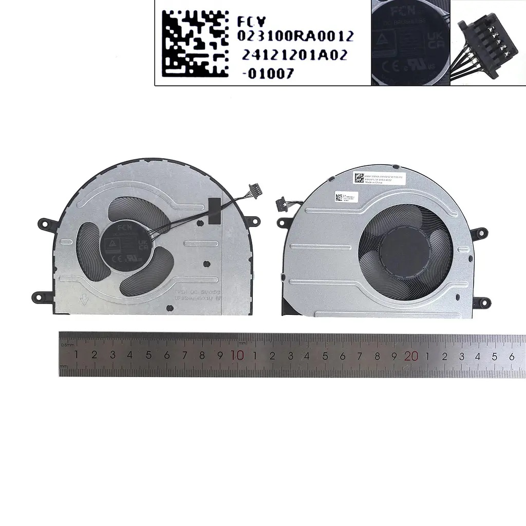 Вентилятор для Lenovo Flex 14IAU7 14ALC7 14ABR8 14IRU8 14IAU7 14IRU8, (FPD1 DFS5K12B159AIJ) - фото 3