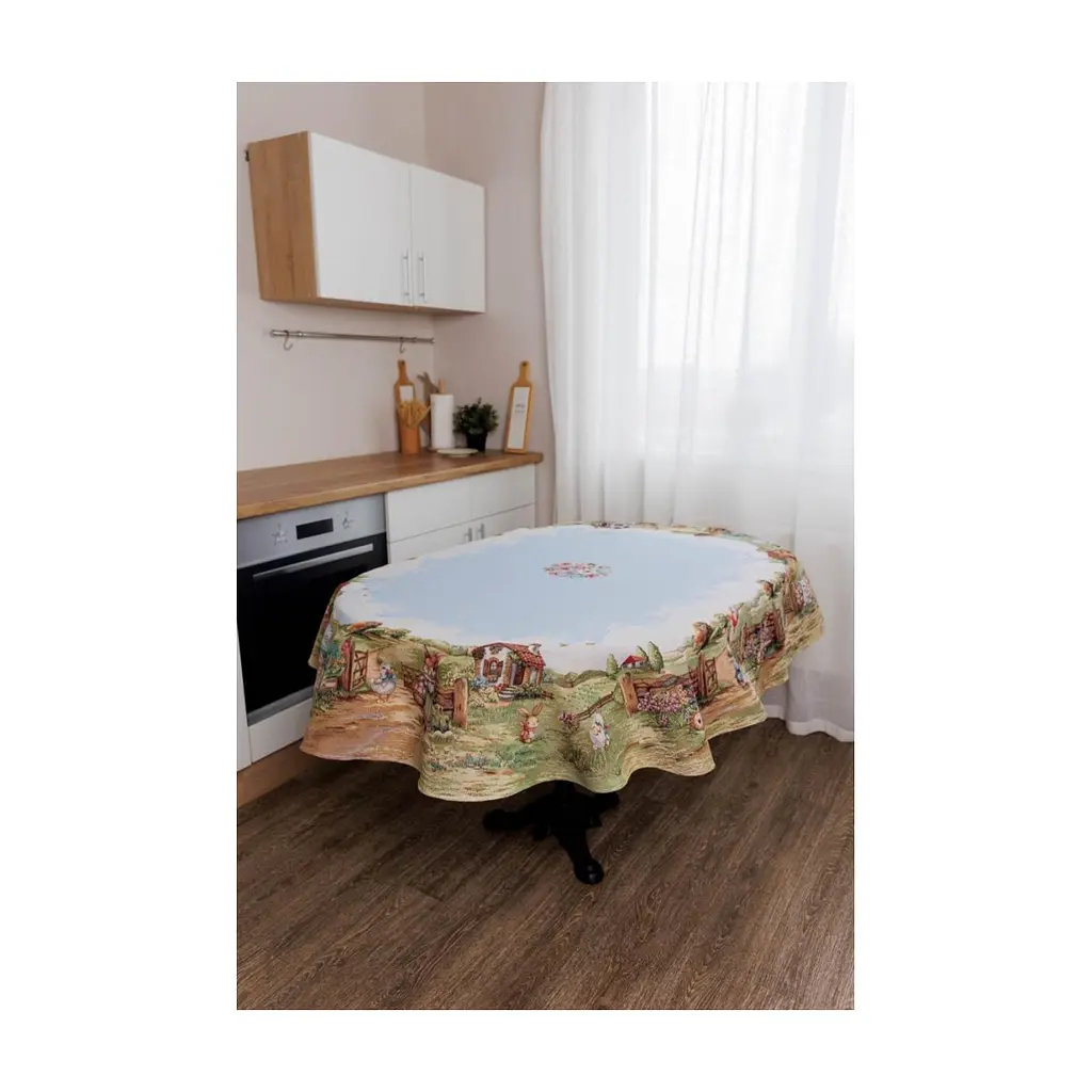 Скатертина Прованс Настрій овальна 136х240 см (044266) - фото 2