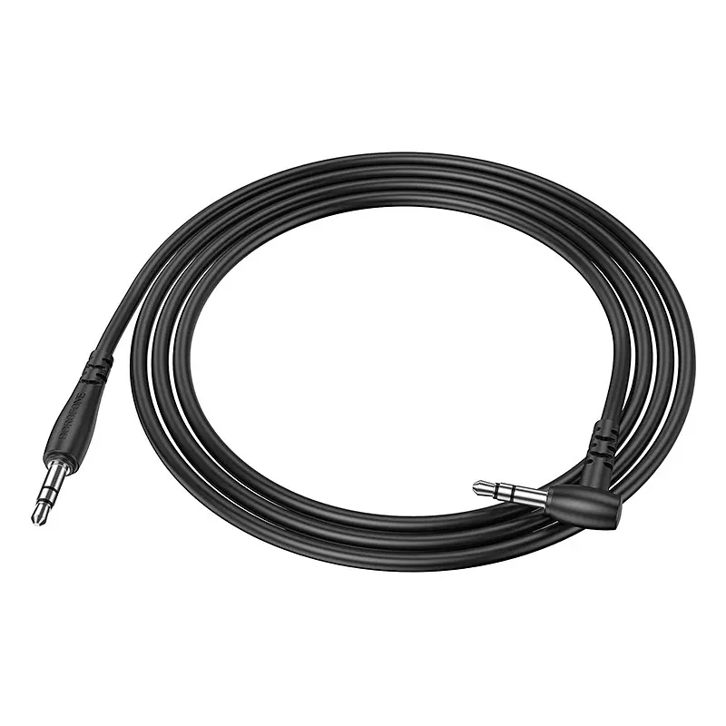 Аудіокабель Borofone BL10 AUX audio cable 1 м чорний - фото 3