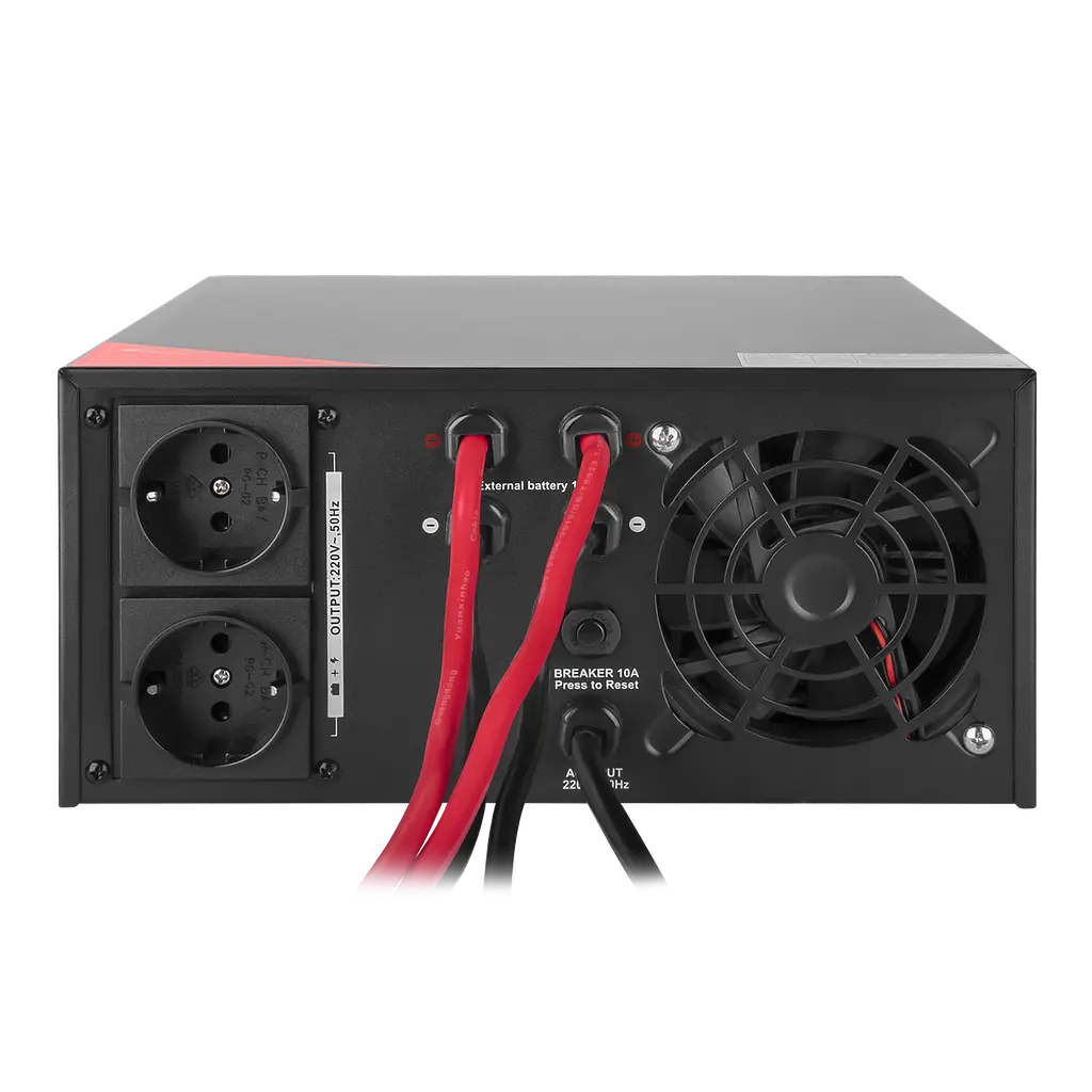 ИБП с правильной синусоидой 12V LPM-PSW-1500VA (1050Вт) Black - фото 6