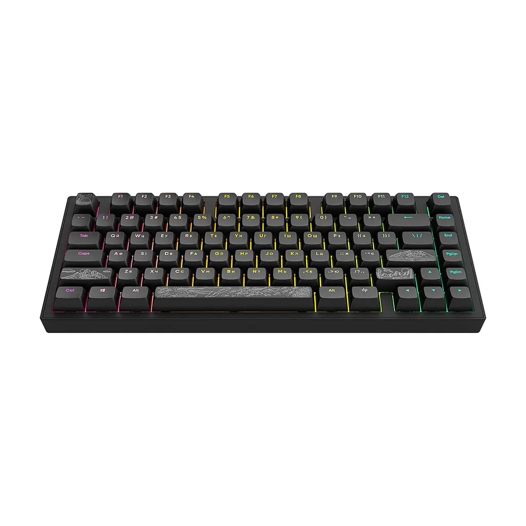 Клавіатура Dark Project ALU81 Terra Nostra PBT RGB Mech G3MS Moonstone Black (DPKB_NOSTRA_81_ANSI_BLACK_UA)