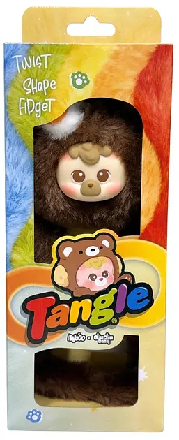 Колекційна м'яка іграшка з кільцем Tangle x Diudiu Baby Furry Bear Cocoa Brownie (HWTANGLE02D01-BD01) - фото 4