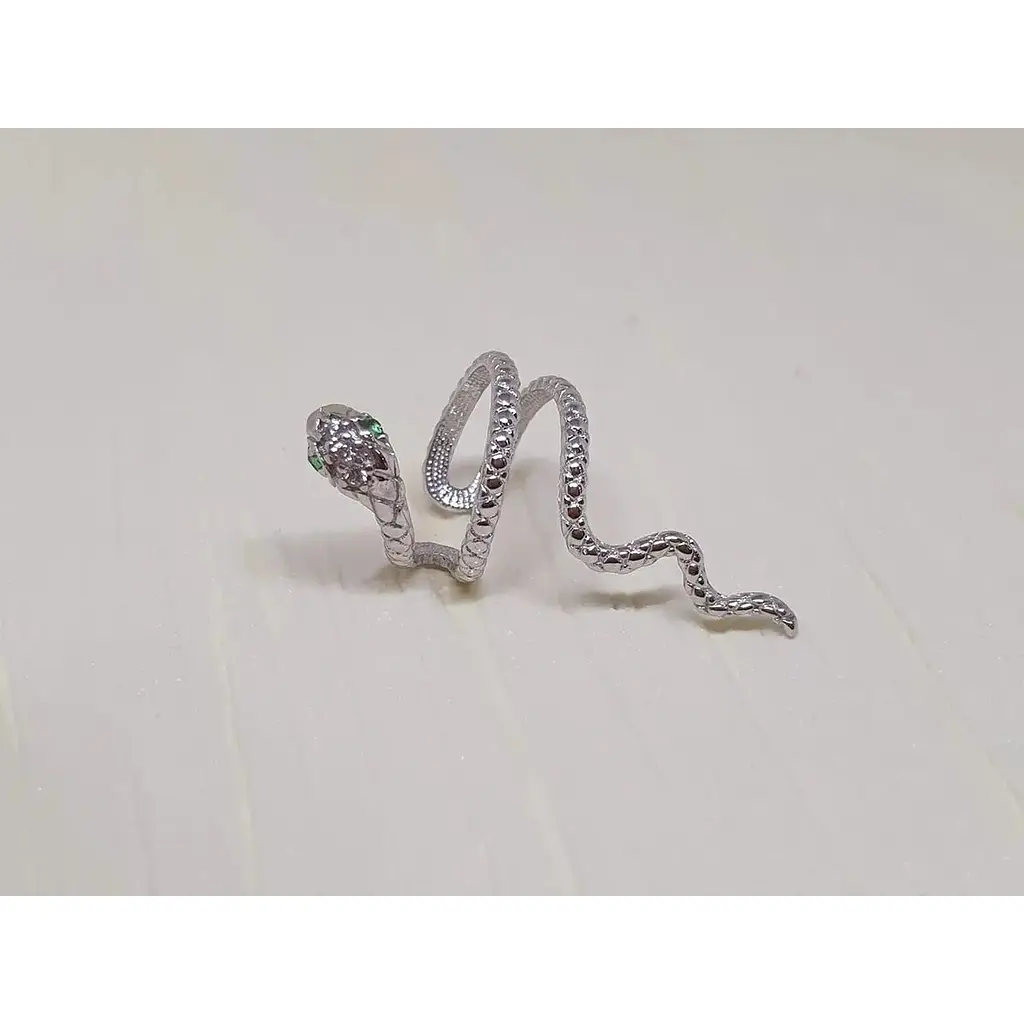 Серебряная серьга-каффа на хеликс. 3575.1С - фото 2