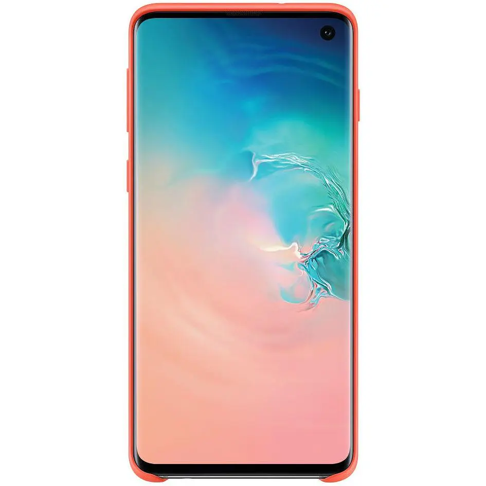 Чохол силіконовий Silicone Cover EF-PG973THEGRU для Samsung Galaxy S10 (6.1") Coral - фото 4