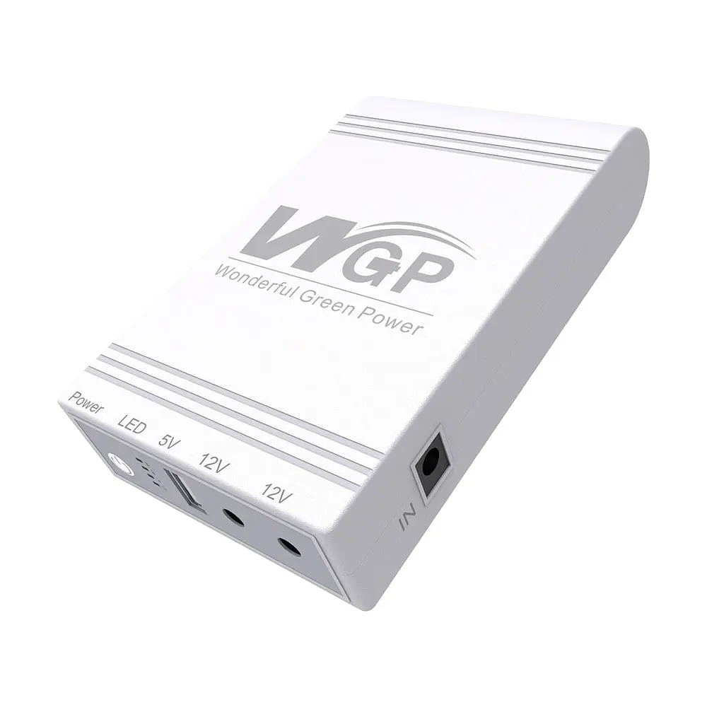 Джерело безперебійного живлення Mini UPS WGP UPS103C 16000mAh 5V/12V/12V, Li-ion 4*4Ah, для роутера та оптичного терміналу (42-00248) - фото 2