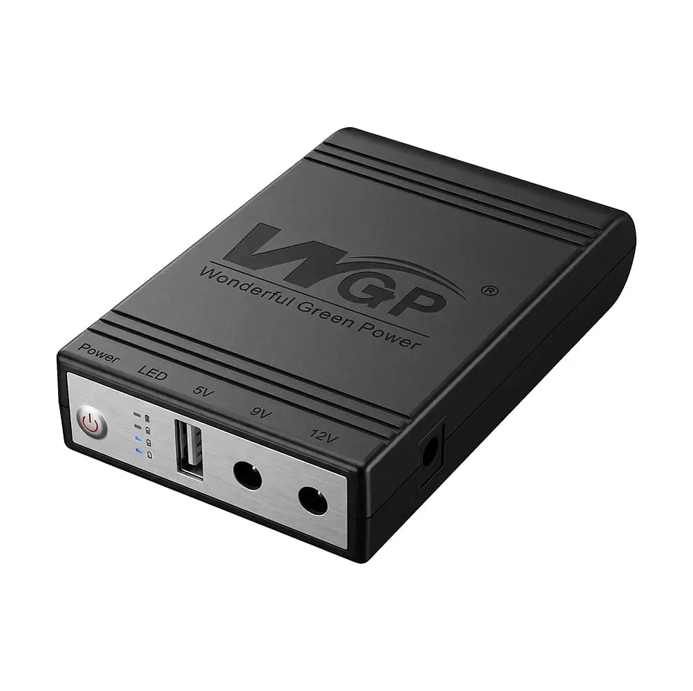 Джерело безперебійного живлення Mini UPS WGP UPS1032 10400mAh 5V/9V/12V, Li-ion 4*2.6Ah, для роутера та оптичного терміналу (42-00254) - фото 2