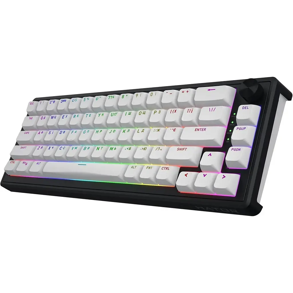 Клавіатура Hator Skyfall 65 Wireless Black/White (HTK3160UA) [158498] - фото 3