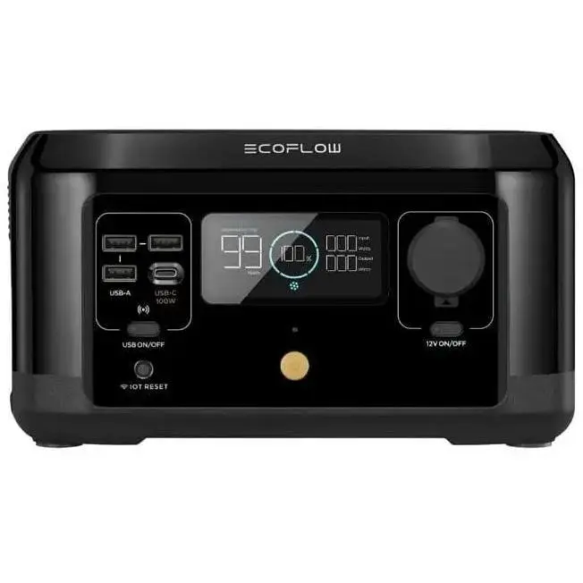 Портативная электростанция EcoFlow River mini + солнечная панель 100W Solar Panel гибкая - фото 3