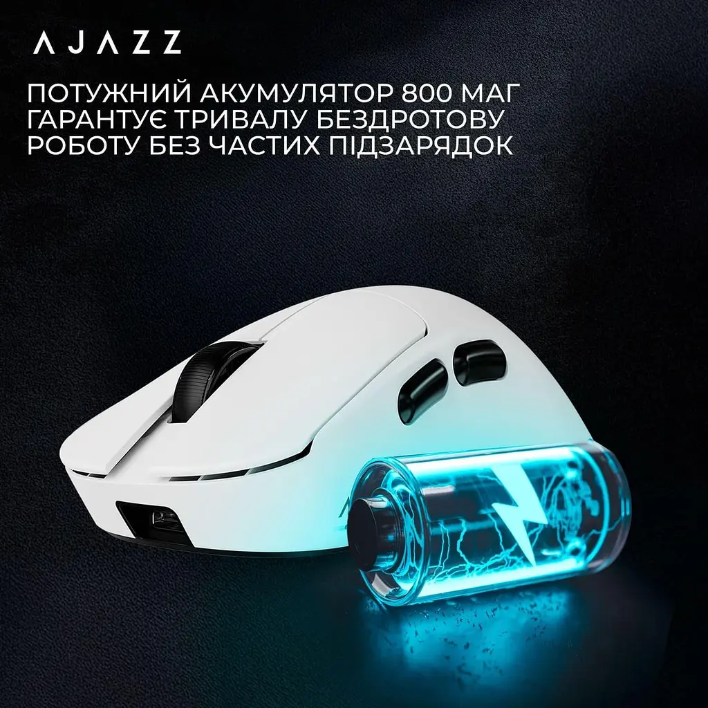 Миша Ajazz AJ179 V2 Max White (AJ179-V2-MAX-W) - фото 9
