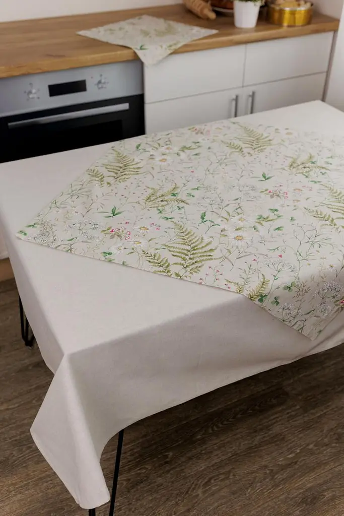 Скатертина на стіл наперон Прованс Herbal 85х85 см (44874) - фото 8