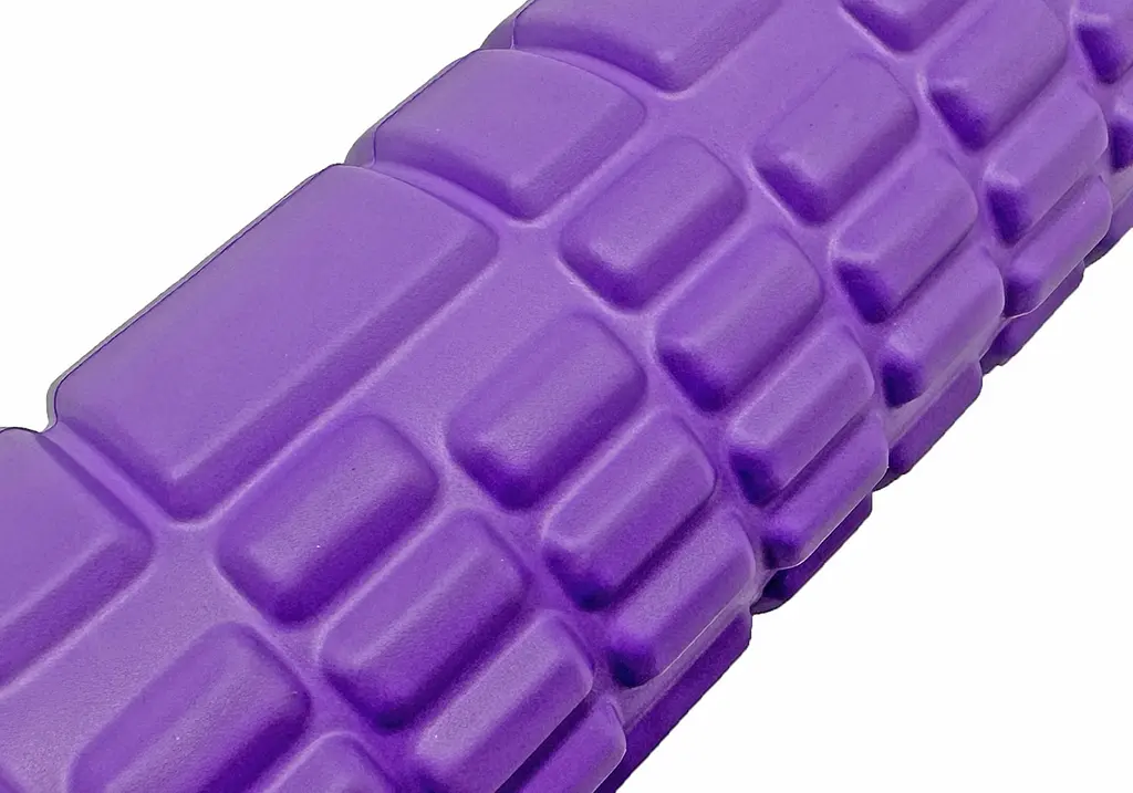 Масажний ролер EasyFit Grid Roller Mini 30 см фіолетовий (EF-2017-V) - фото 3
