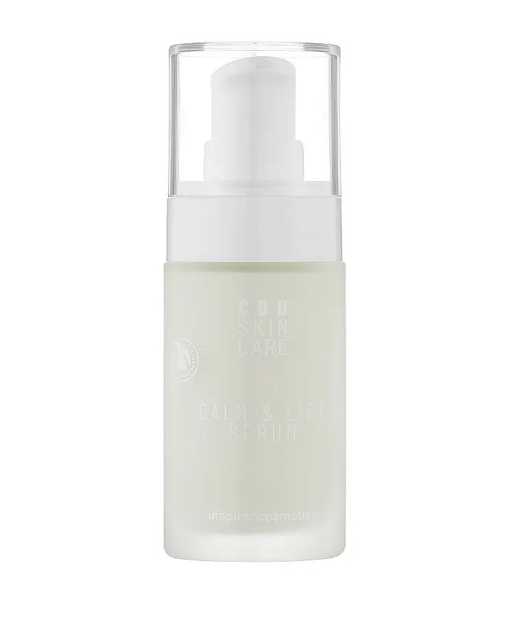 Сыворотка с маслом конопли Успокоение и лифтинг CALM LIFT SERUM CBD Skin Care Inspira 30 мл - фото 3