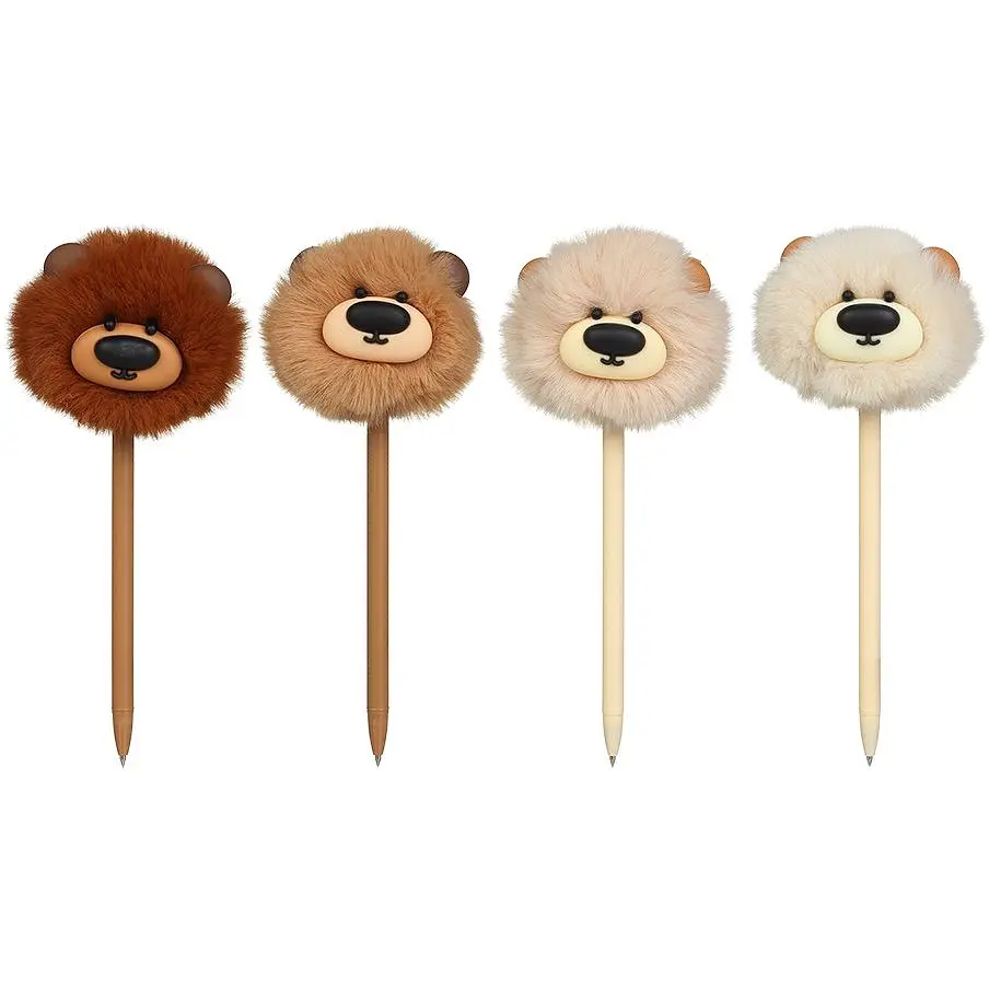 Ручка шариковая ZiBi Fluffy Big Bear 0.7 мм синяя (ZB.2019) - фото 2
