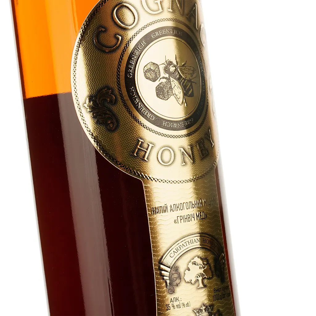 Напиток алкогольный крепкий Грінвіч Мед 35% 0.5 л - фото 3