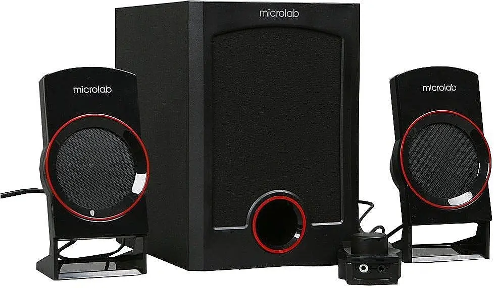 Комп'ютерна акустика Microlab M-111 2.1 Black - фото 3