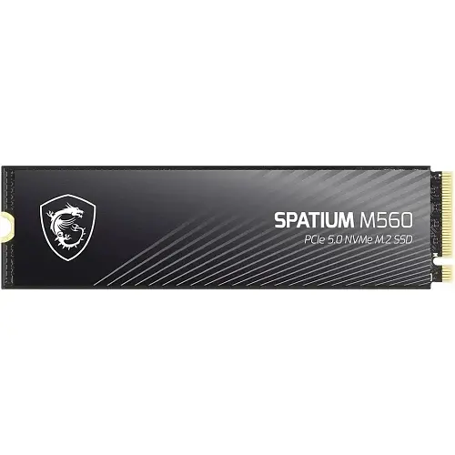 Твердотільний накопичувач SSD 1Tb, Spatium M560, PCI-E 5.0 x4, M.2 2280, 3D TLC, 10200/8400 МБ/с MSI teh0019811