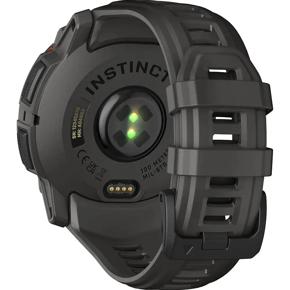 Смарт-годинник Garmin Instinct 3 50mm Solar Black Bezel with Charcoal Band (010-02935-00) - фото 5