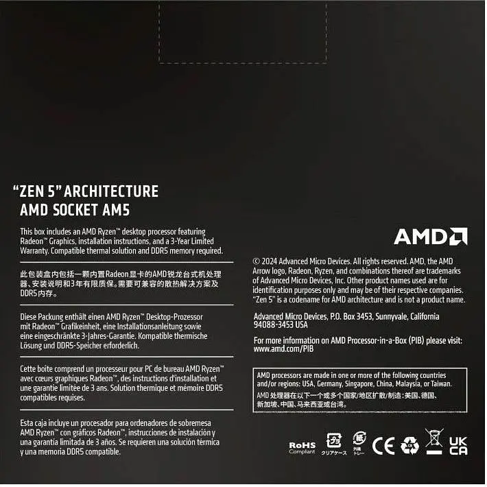 Процесор AMD Ryzen 9 9950X Box (100-100001277WOF) UA [119603] - фото 5