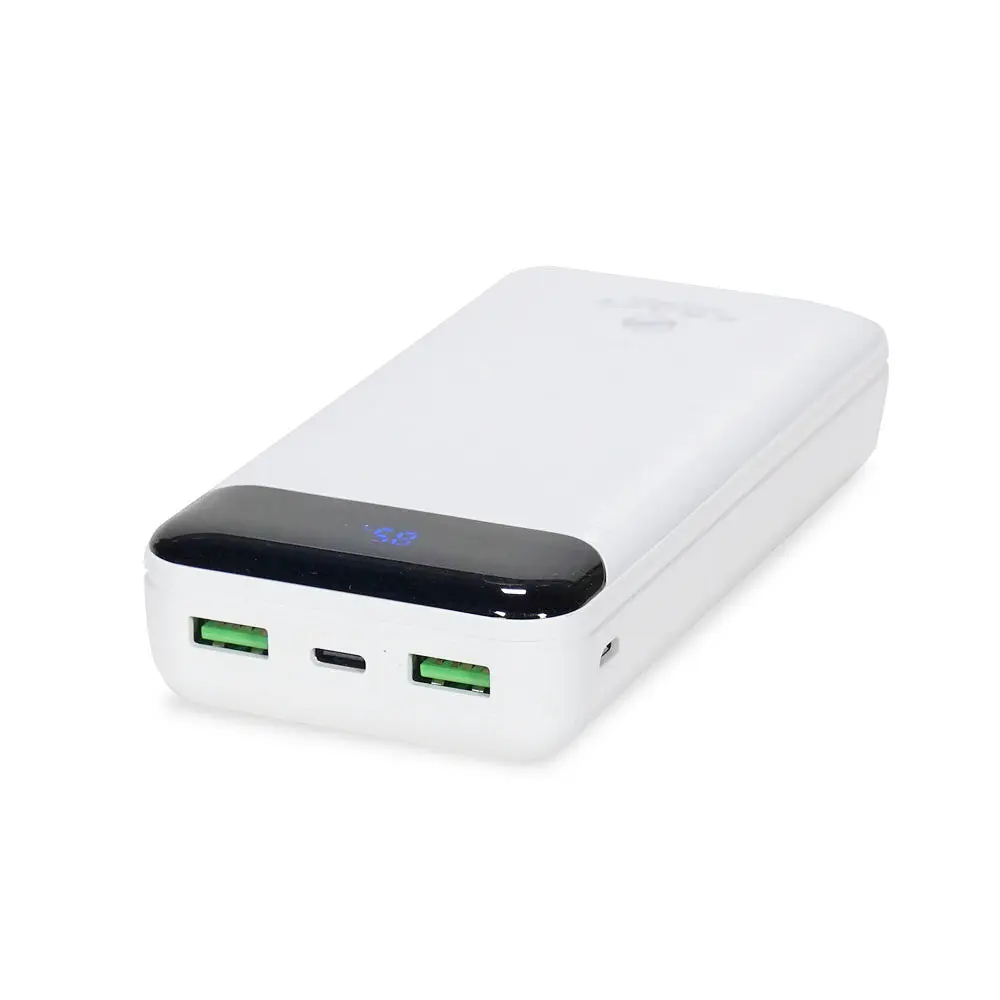 Повербанк 20000mAh Power Bank Kraft TPB-2020 White 22.5W QC3.0 (43-00049) - фото 5