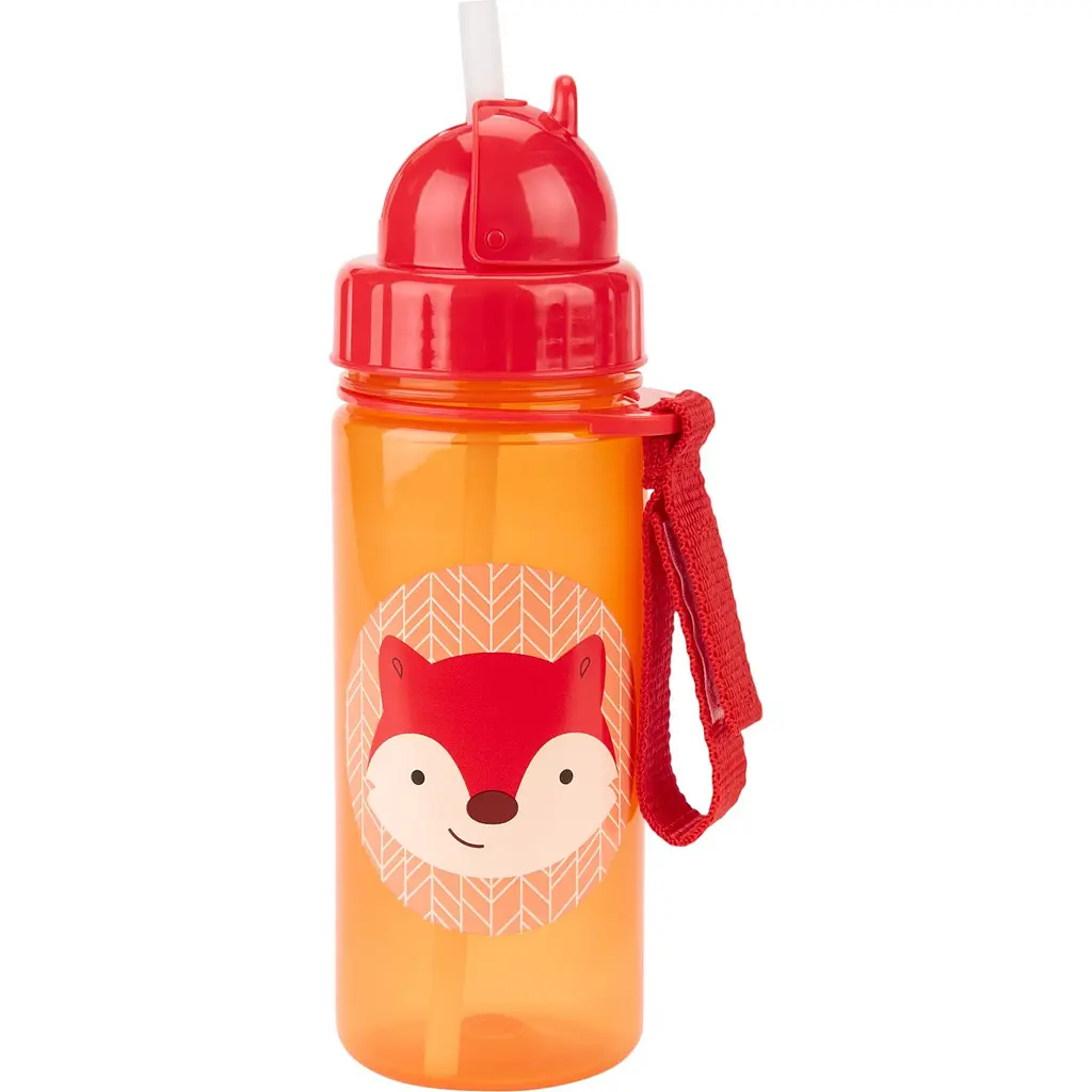 Пляшечка Skip Hop Zoo Лисиця 385 см помаранчева з червоним (9N568310) - фото 2