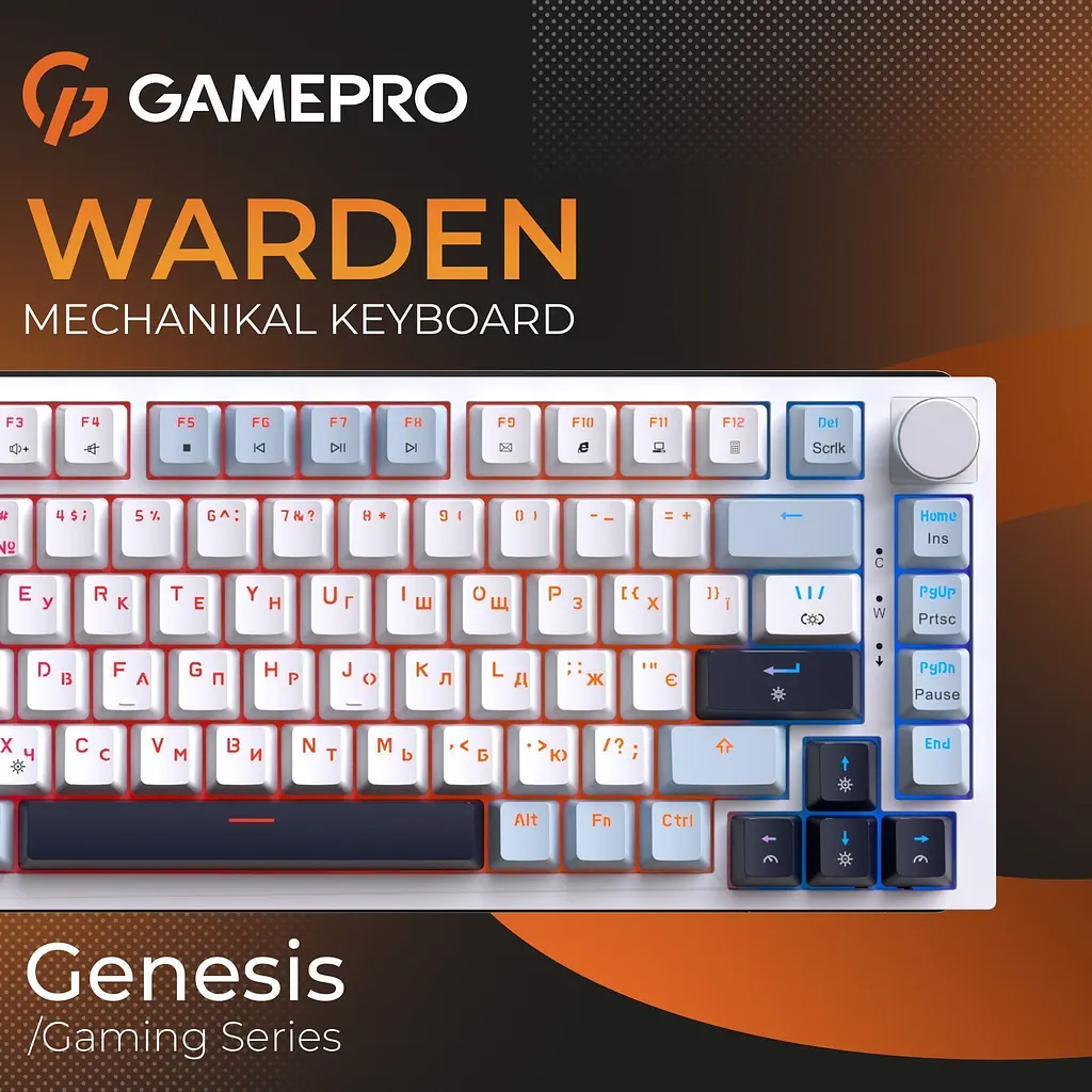 Клавіатура GamePro Genesis Warden MK160BL [140415] - фото 11