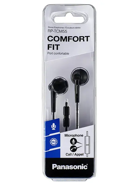 Наушники Panasonic RP-TCM55GC-K (RP-TCM55GC-K) - фото 2