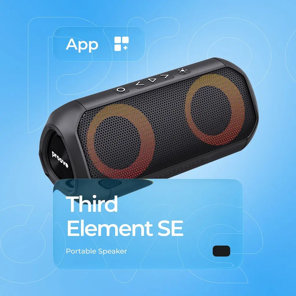 Портативна акустика Proove Third Element SE Black (PSTE2001AP01) [169759] - фото 10