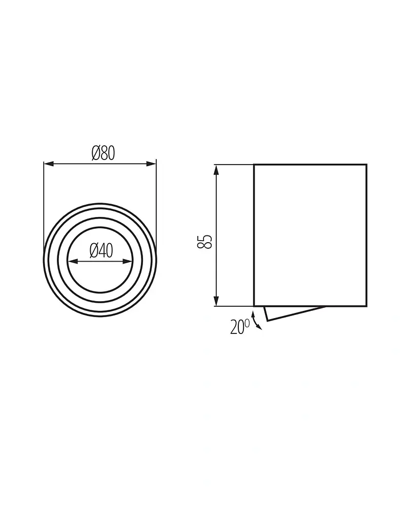 Точковий світильник Kanlux 28784 Bord One GU10 1x10W IP20 білий - фото 3