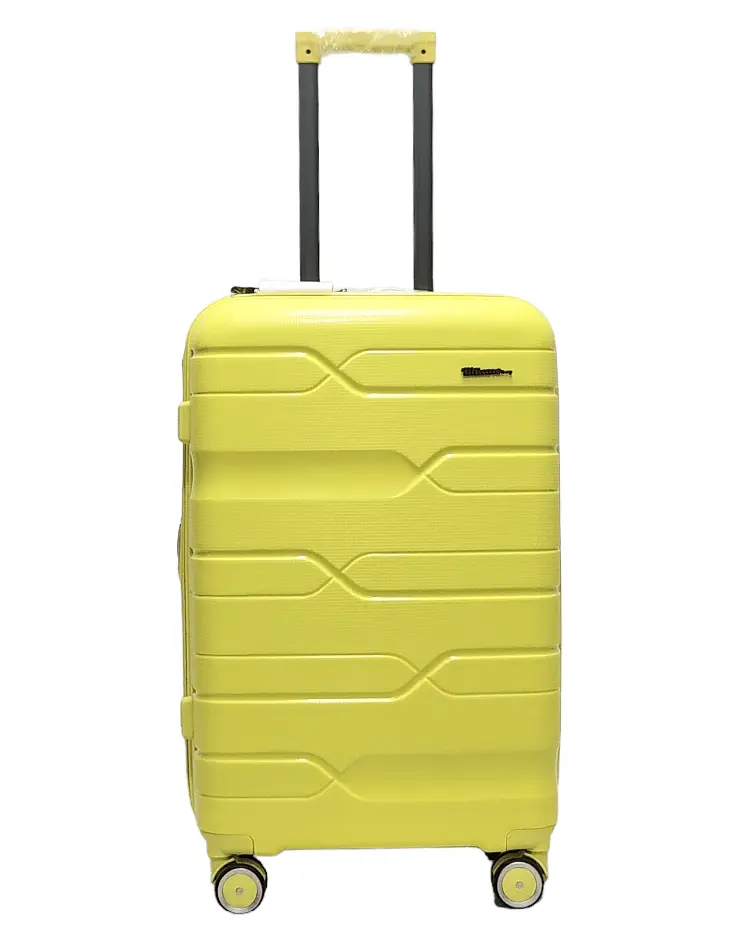 Валіза середня M поліпропілен Milano bag 0306 65×42×28см 56л Жовтий
